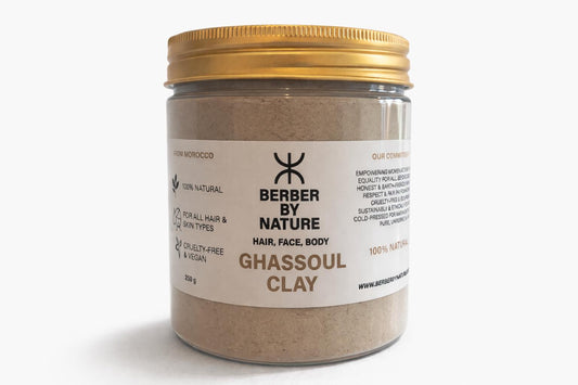 Ghassoul klei uit Marokko voor natuurlijke huid- en haarreiniging
